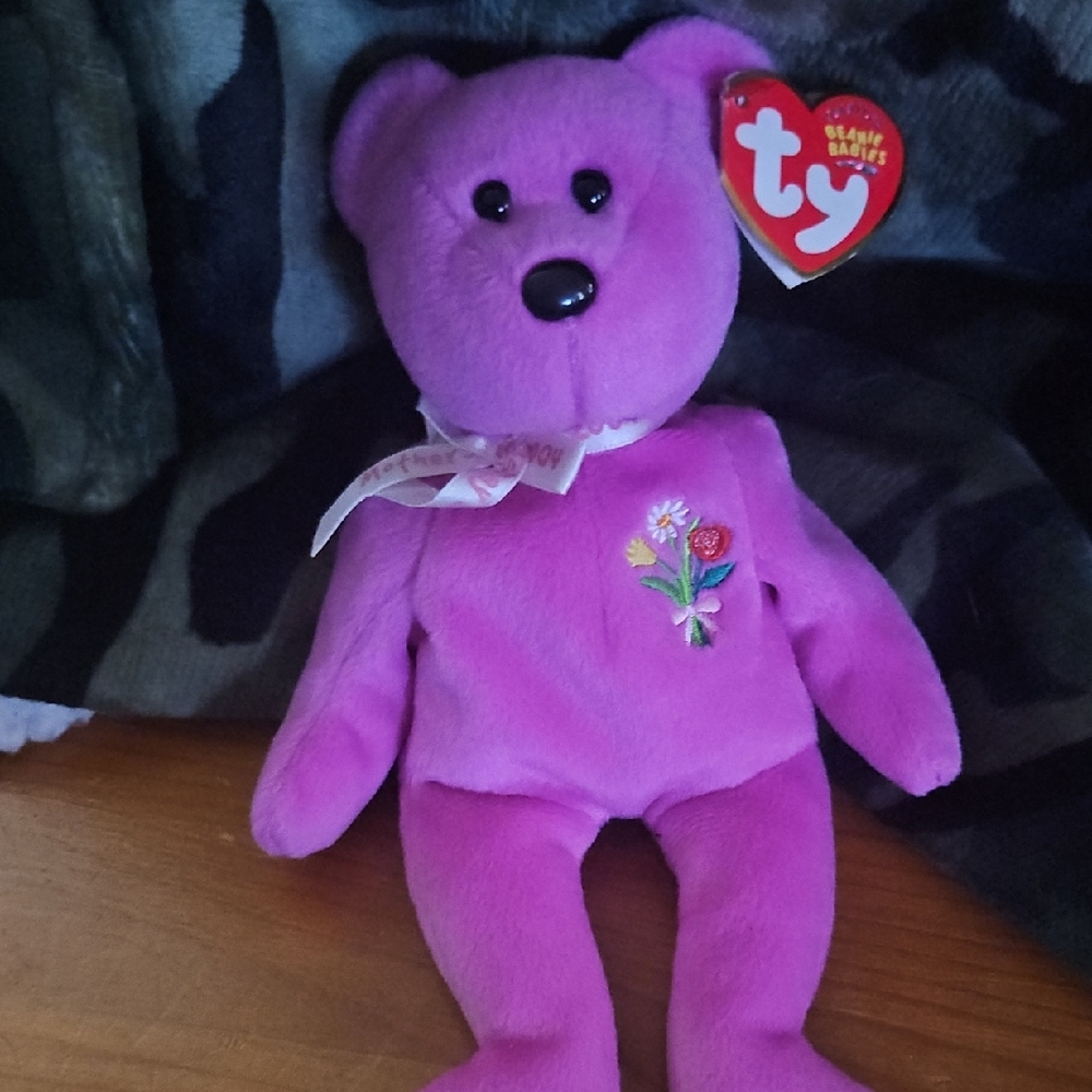 Ty Pink Teddy Bear Plush Toy